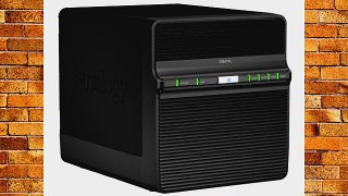 Synology DiskStation DS414j Bo?tier NAS pour 4 Disque Dur 35/25 USB 3.0/LAN Noir