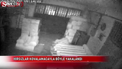 Hırsızlar kovalamacayla böyle yakalandı