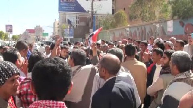 Yemen'de Husi Karşıtı Gösteriler