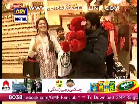 Yasir Nawaz Saying I LOVE YOU And Many Romantic Things About Nida Yasir In Live Show