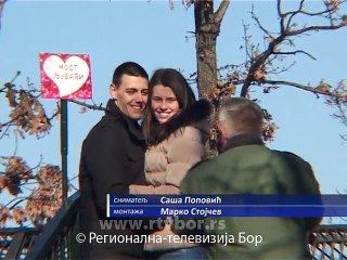 Most ljubavi u Zoo vrtu, 14. februar 2015. (RTV Bor)