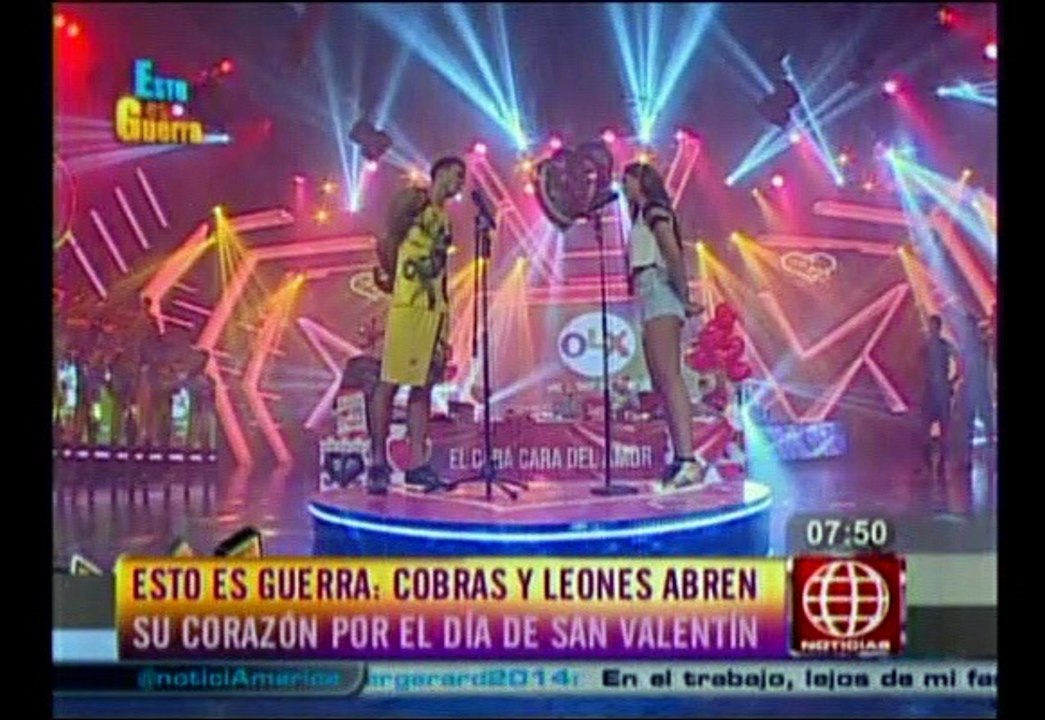 "Esto es guerra": los guerreros celebraron así San Valentín