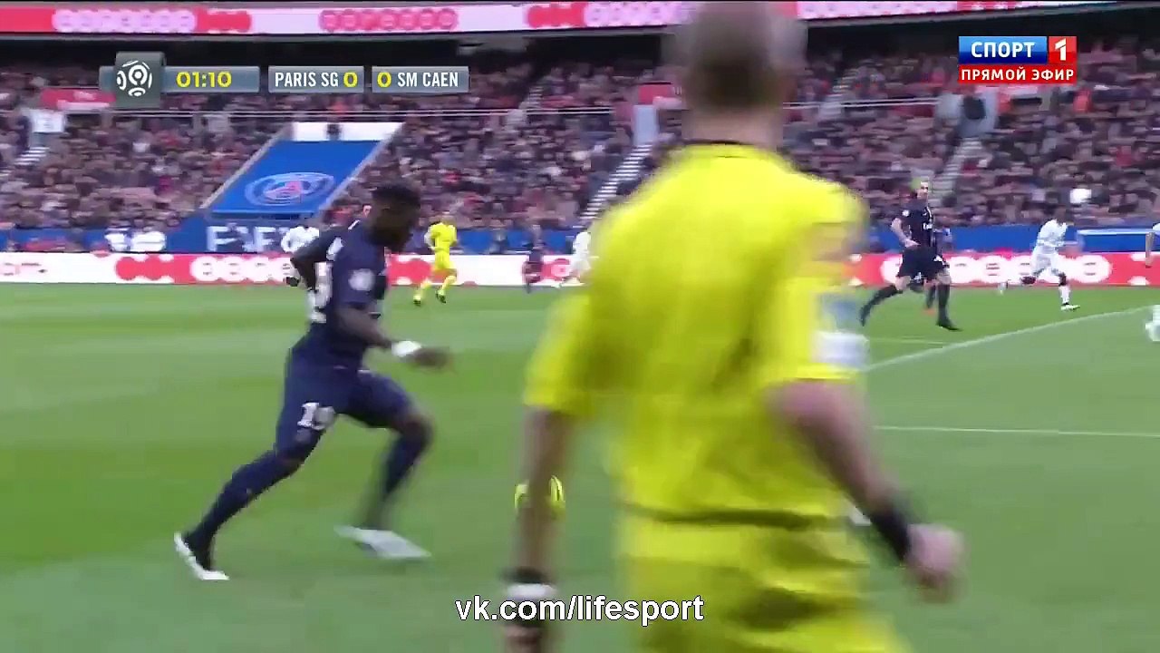 PSG 2-0 Caen goals and highlights ~ 14-02-2015...