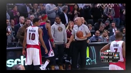 Paul Pierce Shoved Drake During Raptors | Wizards Game