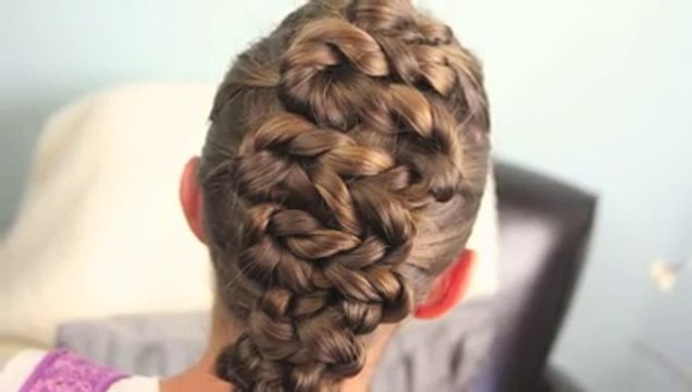 Zig-Zag Twists - Updos - Cute Girls Hairstyles