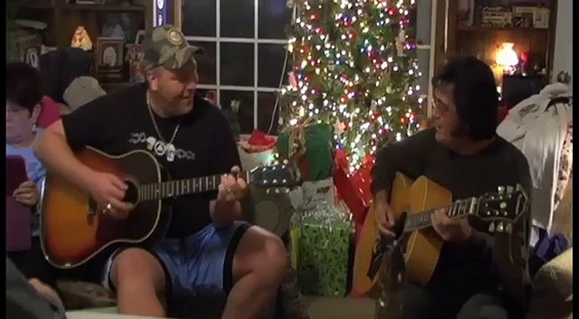 Scott Michael and Robert Keefer sing Silent Night at Christmas