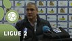 Conférence de presse US Créteil-Lusitanos - Valenciennes FC (0-0) : Thierry FROGER (USCL) - Bernard  CASONI (VAFC) - 2014/2015