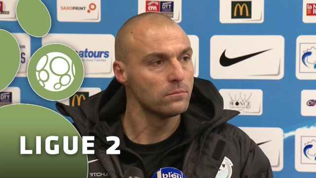Conférence de presse Tours FC - AC Arles Avignon (2-2) : Gilbert ZOONEKYND (TOURS) - Victor ZVUNKA (ACA) - 2014/2015