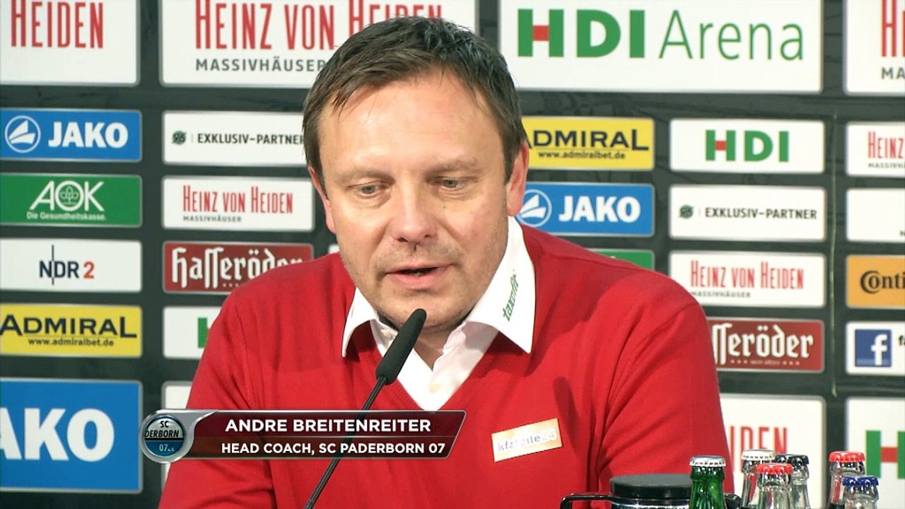 Breitenreiter: 'Moral zeichnet uns aus'