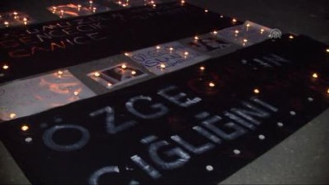 Özgecan İçin Gökyüzüne Dilek Balonu Bıraktılar