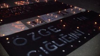 Özgecan İçin Gökyüzüne Dilek Balonu Bıraktılar