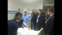 Vali Çelik, Yaralı Polis Memurunu Ziyaret Etti