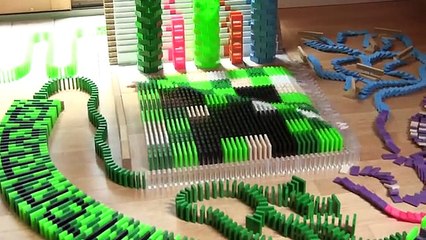 Domino Rally 24 - incl. MINECRAFT!
