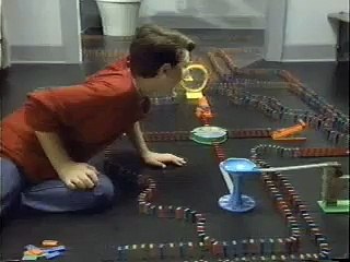 Domino Rally Action Sound Set Commercial - 1993