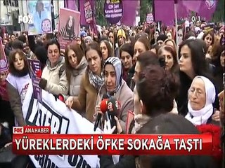 Kadınlar Özgecan Aslan için sokaklara indiler Yüreklerdeki öfke sokağa taştı