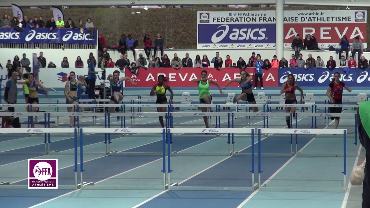 Finale 60 m haies Juniors filles