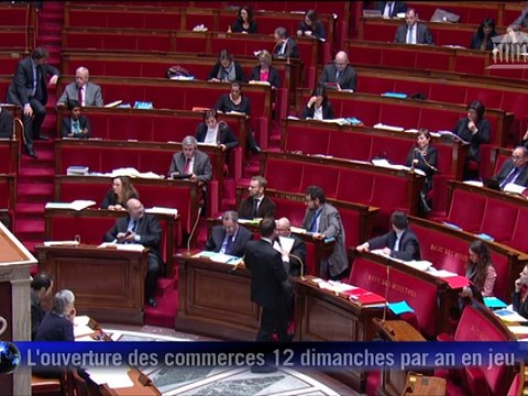 Commerces: l'Assemblée vote l'ouverture possible 12 dimanches par an