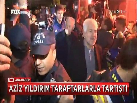 Aziz Yıldırım Gaziantep'de taraftarın üzerine yürüdü