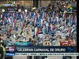 Bolivianos celebran el Carnaval de Oruro