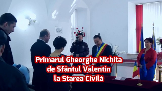 Primarul Gheorghe Nichita de Sfantul Valentin la Starea Civila
