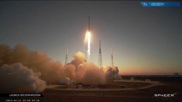 [Falcon 9] SpaceX Views of DSCOVR Launch on Falcon 9 Rocket