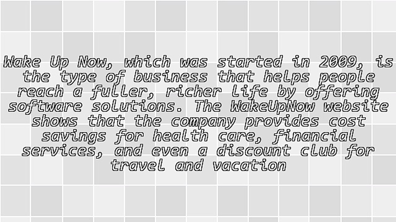 Wake Up Now Is Helping Small Families Everyday