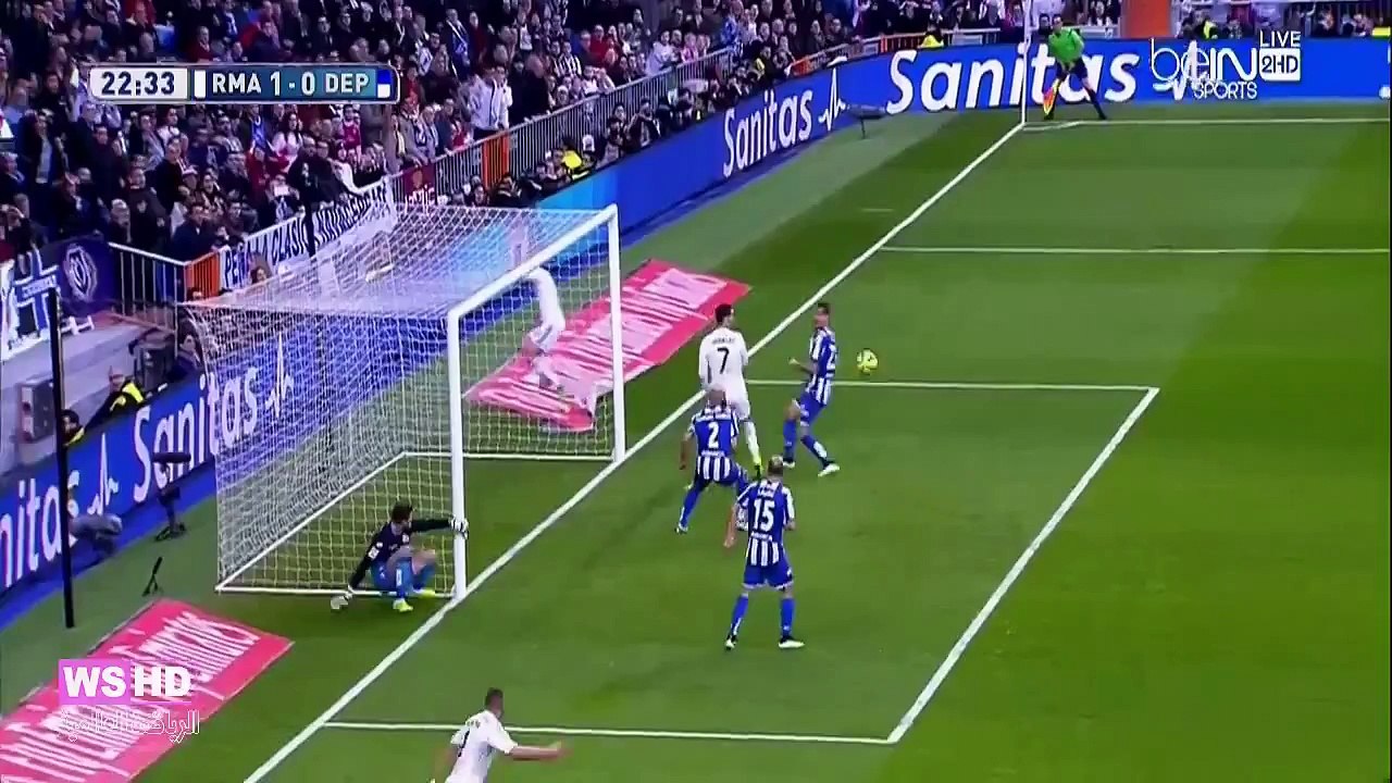 أهداف مباراة ريال مدريد و ديبورتيفو لاكورنيا 2-0 [14_2_2015] فهد العتيبي [HD720p]