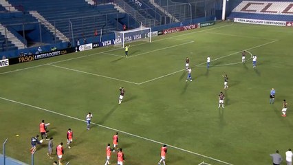 Tear gas interupts Copa Libertadores game