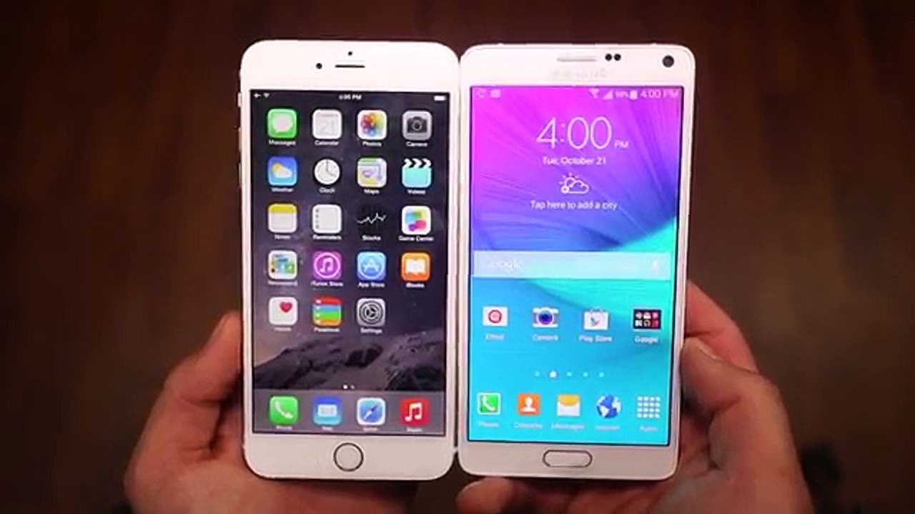 Comparison - iPhone 6 Plus VS Samsung Galaxy Note 4
