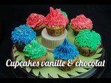 Recette de Cupcakes vanille et chocolat