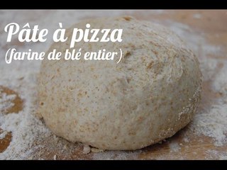 Pâte à pizza à la farine de blé entier