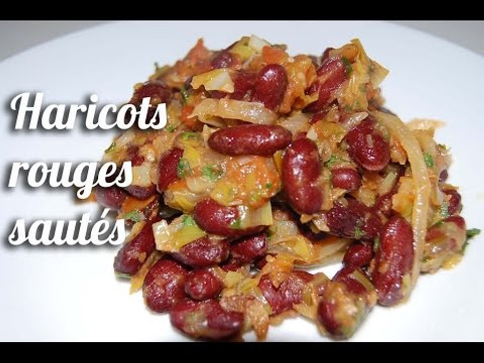 Recette des Haricots rouges sautés