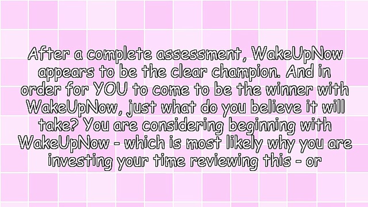 Wakeupnow - Work From Home Lifestyle
