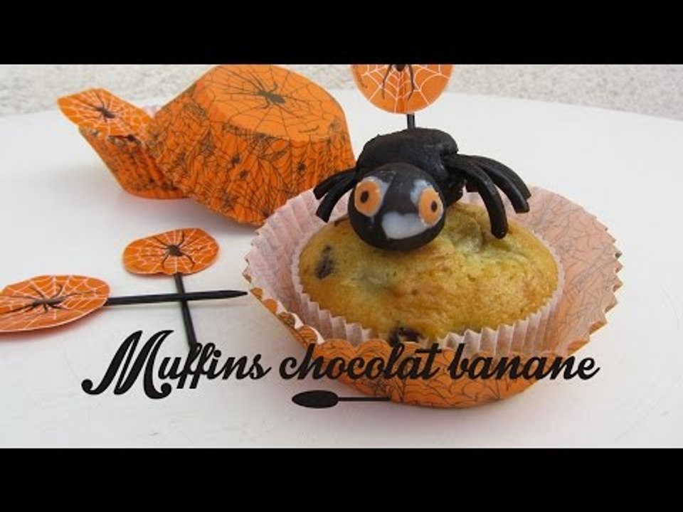 Recette Muffins chocolat banane