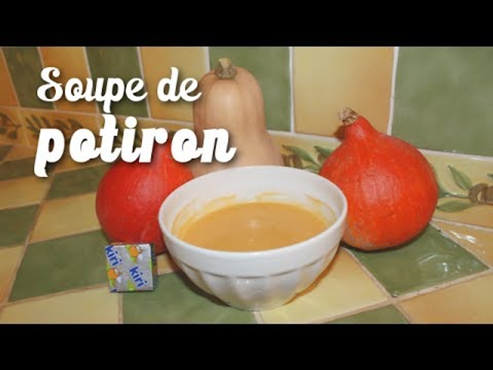 Recette Soupe au potiron (recette Halloween)