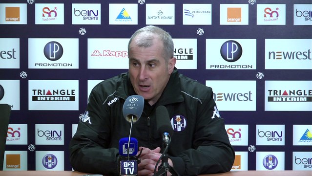 La conférence de presse d'Alain Casanova après TFC/Rennes