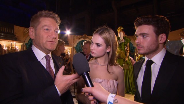 Director Kenneth Branagh, Lily James And Richard Madden In Berlin