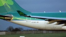 Aer Lingus Airbus A330-200 (EI-DUO) départ de l'aéroport international de Dublin en Irlande