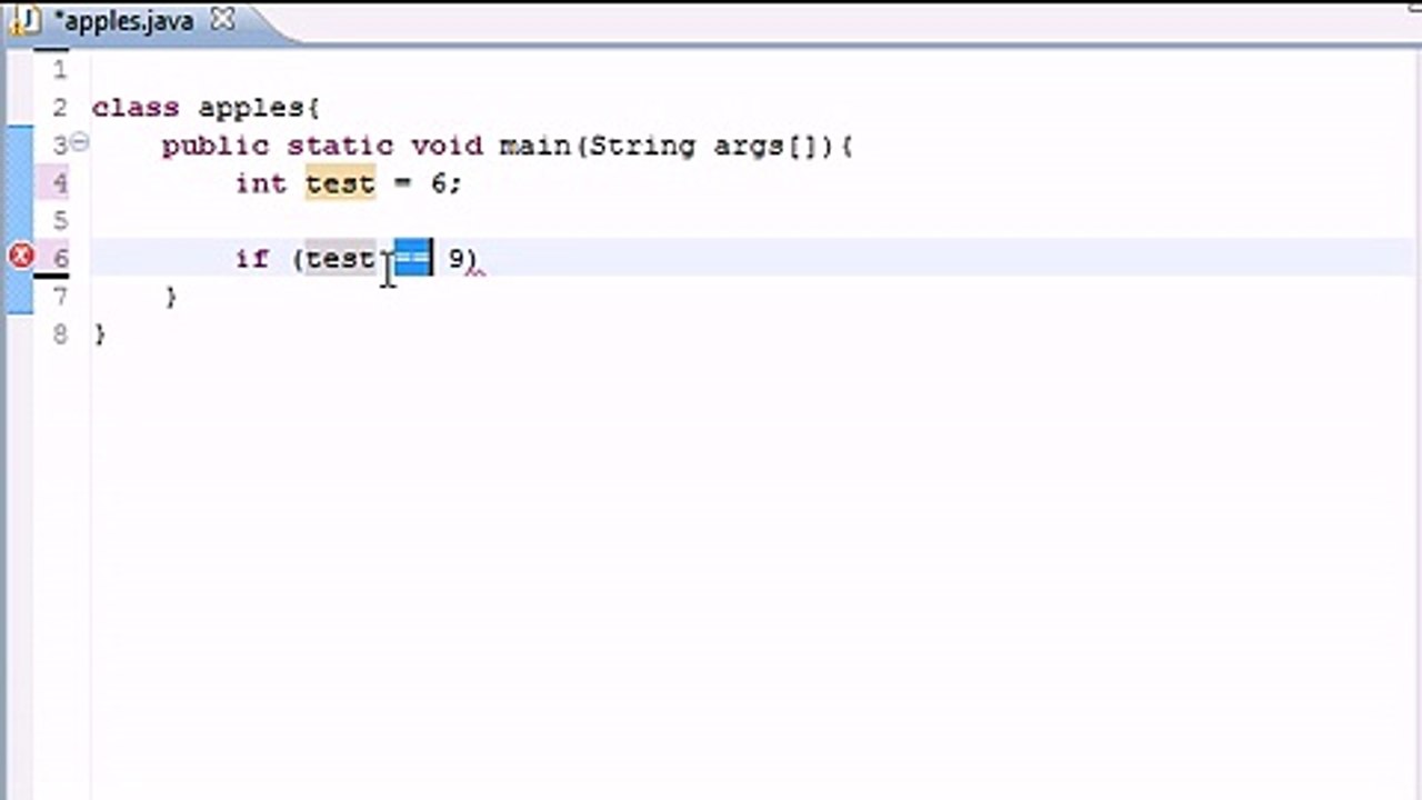 Java Programming Tutorial - 10 - If Statement