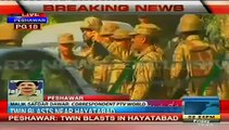Twin Blasts In Peshawar Mosque During Prayer Breaking News Today February 13, 2015