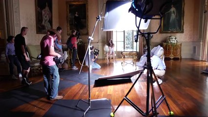 Victoria's Secret Holiday 2012  Behind the Scenes with Barbara Palvin