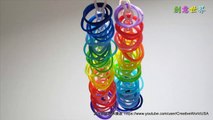 彩虹圈鑰匙圈(Rainbow Ring Keychain) - - 彩虹編織器中文教學 Rainbow Loom