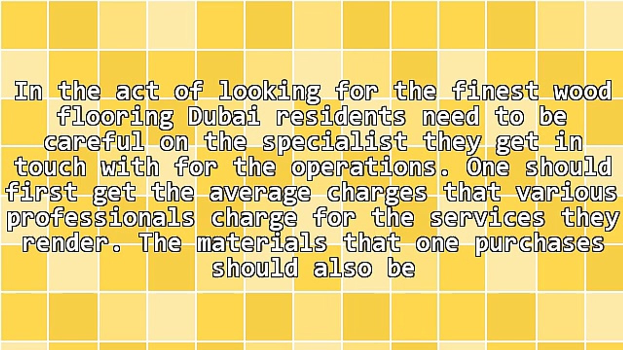 Getting The Finest Wood Flooring Dubai