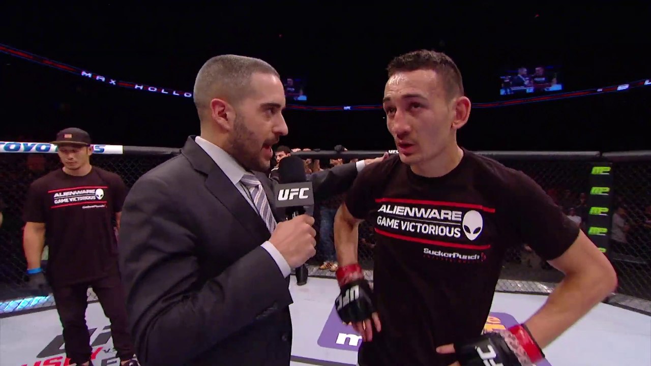 Fight Night Broomfield: Max Holloway Octagon Interview