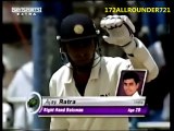 Cameron Cuffy welcomes Ajay Ratra to TEST Cricket 2002