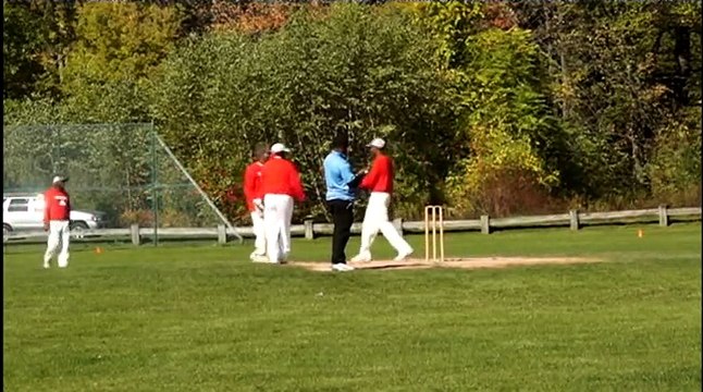 Brilliant stumping by Wicket keeper, batsman down the track and misses