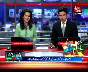 Faisalabad: Federal Minister Abid Sher Ali too gets inflicted by cricket fever