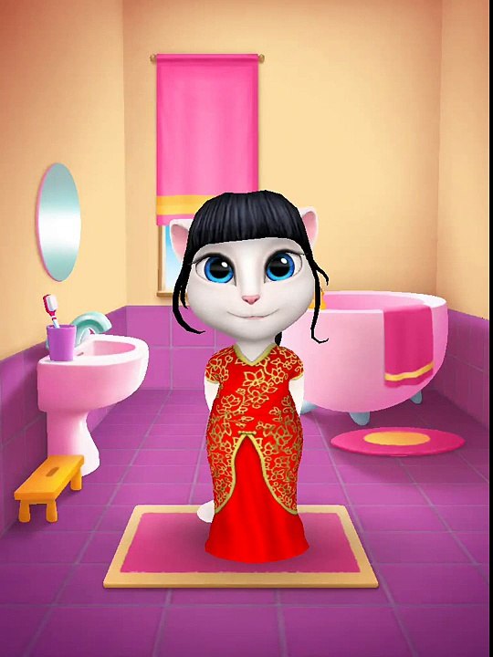 [My Talking Angela] Chinese makeup tutorial with Angela
