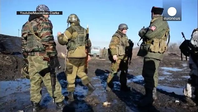 Los combates marcan las horas previas al alto el fuego en Ucrania