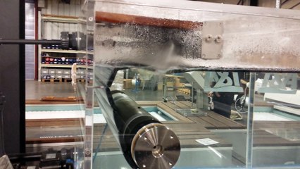 Nettoyage automatique d'un volet immergé à chaque ouverture et fermeture